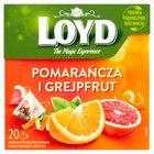 Loyd Herbatka owocowa aromatyzowana o smaku pomarańczy i grejpfruta 40 g (20 x 2 g) (1)