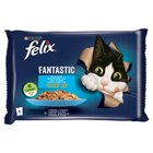 Felix Fantastic Karma dla kotów rybne smaki w galaretce 340 g (4 x 85 g) (1)