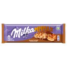 Milka Mmmax Czekolada mleczna z orzeszkami ziemnymi w nadzieniu karmelowym 276 g (1)