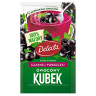 Delecta Owocowy kubek Kisiel smak czarnej porzeczki 30 g (1)