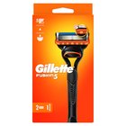 Gillette Fusion5 Maszynka do golenia dla mężczyzn, 1 maszynka, 2 ostrza wymienne (2)