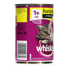 Whiskas 1+ lat Karma pełnoporcjowa z kurczakiem w sosie 400 g (4)