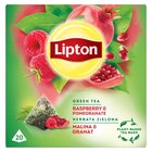 Lipton Herbata zielona malina & granat 28 g (20 torebek) (1)