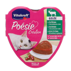 POESIE mokra karma dla kotów dziczyzna z żurawiną w galarecie 85g (1)