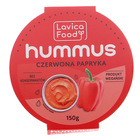 Lavica Food Hummus wegański czerwona papryka150g (1)