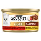 Gourmet Gold Karma dla kotów casserole z wołowiną i kurczakiem w sosie z pomidorami 85 g (1)