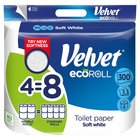 Velvet ecoRoll Soft White Papier toaletowy 4 rolki (1)