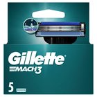 Gillette Mach3 Ostrza wymienne do maszynki do golenia dla mężczyzn, 5 ostrza wymienne (1)
