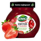 Łowicz Konfitura extra z truskawek o obniżonej zawartości cukrów 240 g (2)