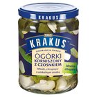 Krakus Ogórki korniszony z czosnkiem 500 g (1)