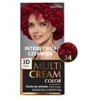 Joanna Multi Cream Color Farba do włosów intensywna czerwień 34 (3)