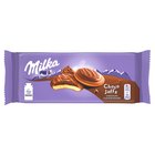 Milka Choco Jaffa Biszkopty z pianką o smaku czekoladowym oblewane czekoladą mleczną 128 g (1)