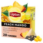 Lipton Czarna herbata z brzoskwinią z Grecji 34 g (20 torebek) (2)