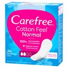 Carefree Cotton Feel Normal Wkładki higieniczne bezzapachowe 56 sztuk (2)