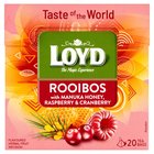 Loyd Herbatka ziołowo-owocowa aromatyzowana z rooibosem o smaku maliny i żurawiny 34 g (20 x 1,7 g) (1)