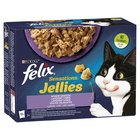 Felix Sensations Jellies Karma dla kotów wybór smaków w galaretce 1,02 kg (12 x 85 g) (1)