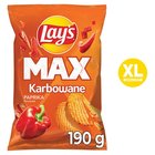 Lay's Max Chipsy ziemniaczane karbowane o smaku papryki 190 g (2)