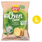 Lay's Oven Baked Pieczone formowane chipsy ziemniaczane o smaku jogurtu z ziołami 110 g (2)